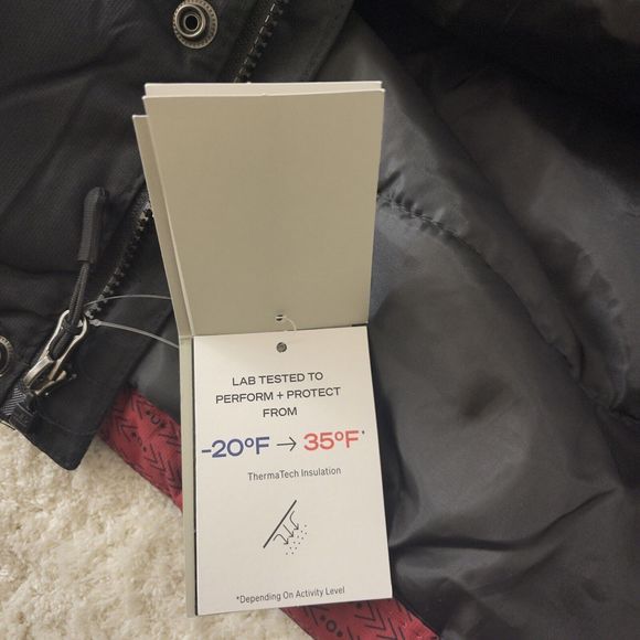 Arctix Slalom Insulated Winter Jacket Hooded Red/Black Boys M (10/12) NWT - Picture 5 of 9